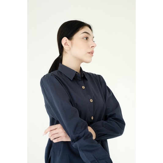 Polaidn Myra Blouse Longsleeve - Kemeja Wanita - Kemeja Lengan Panjang-SPACE