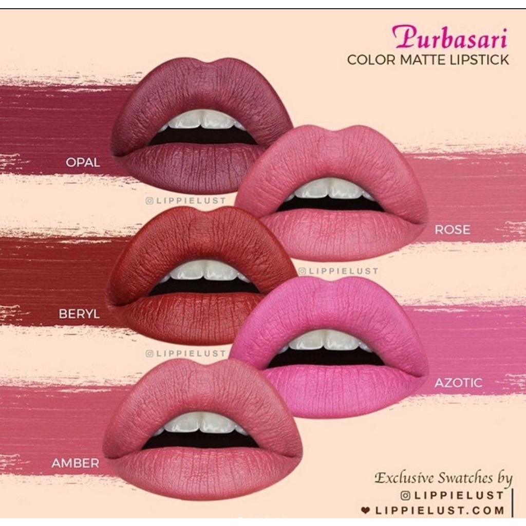 Purbasari Lipstick Color Matte✔️BPOM