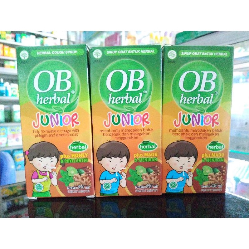 OB HERBAL JUNIOR 60 ML