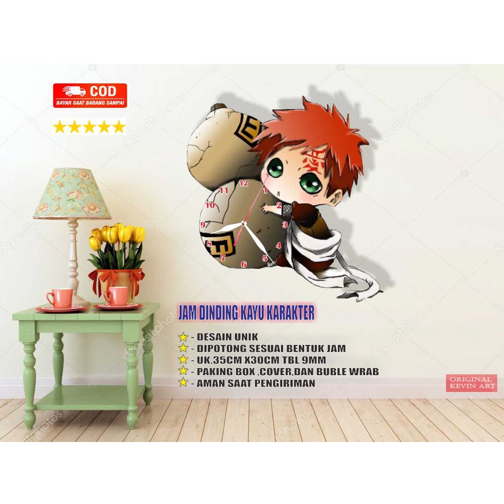 JAM DINDING BESAR KARAKTER GARA GUCI TERBARU UNIK UKIR KAYU HANDMADE MURAH DEKORASI PAJANGAN DINDING