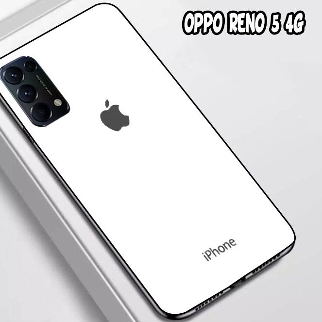 Model Baru.. Softcase Glass Kaca [M154] Oppo Reno 5 Reno 5F Reno 4 Reno 2F - Case Hp Oppo Reno 5 Ren