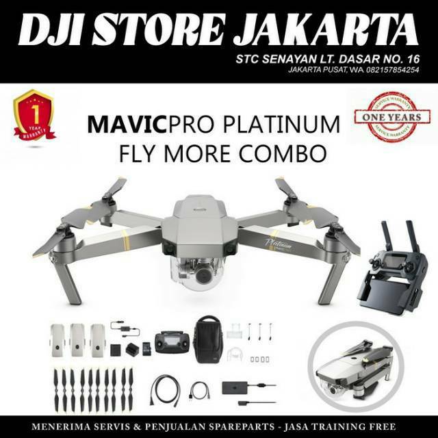 Mavic Pro platinum Fly More combo