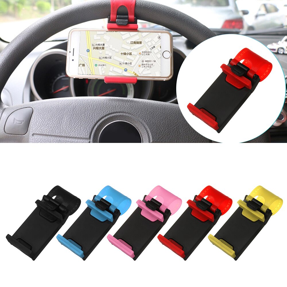 Car Steer Wheel Socket Holder Stir Mobil Lazypod Socket Phone Android