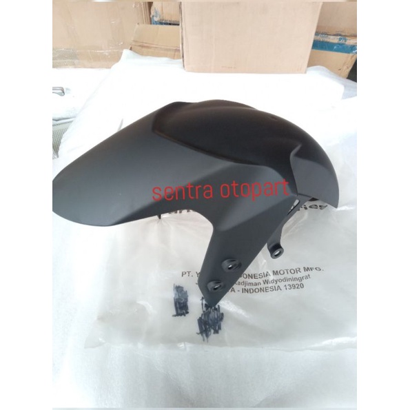 Spakbor depan front fender r15 r 15 v3 hitam doff dop original lp