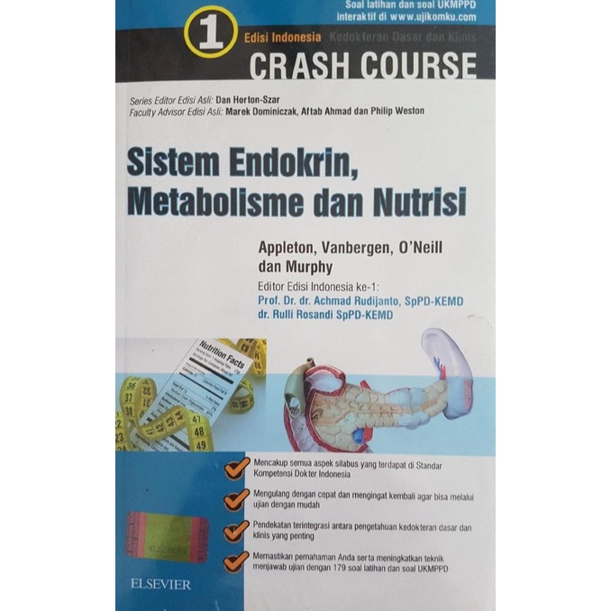 

[ORIGINAL] Crash Course Sistem Endokrin Metabolisme Nutrisi -Appleton