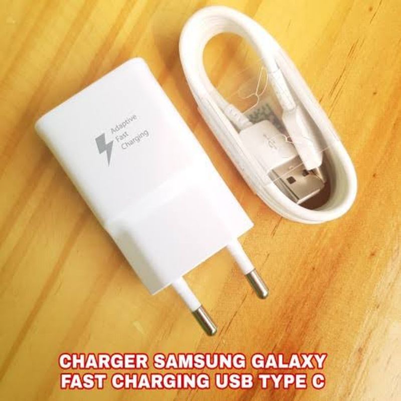 CHARGER SAMSUNG TYPE C FAST CHARGING ADAPTIVE A8 A8+ S8+ A20 A20S A30 A30S A50 A11 A12 A31 A51 A21S (Charger S8)