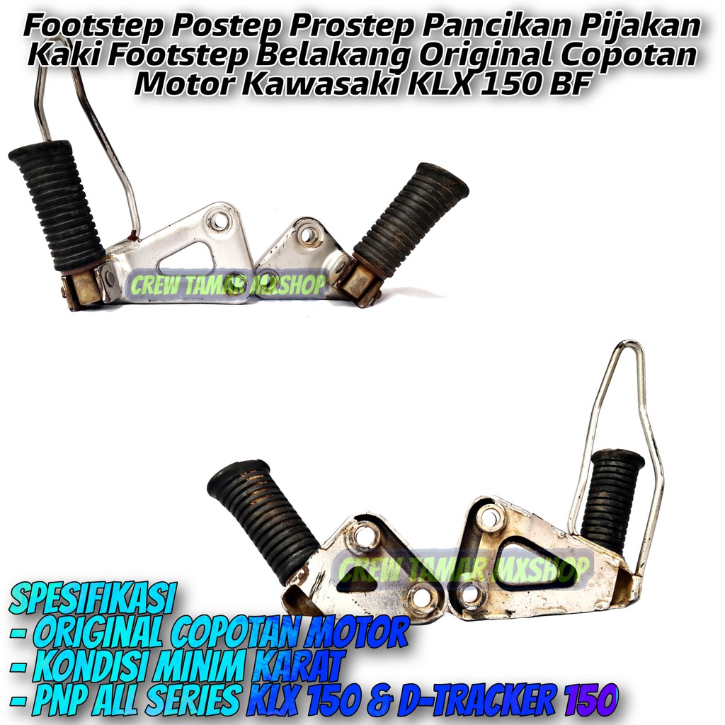 Postep KLX BF ORI Pijakan Kaki KLX Footstep Belakang Original Kawasaki KLX 150 BF READY SIAP KIRIM