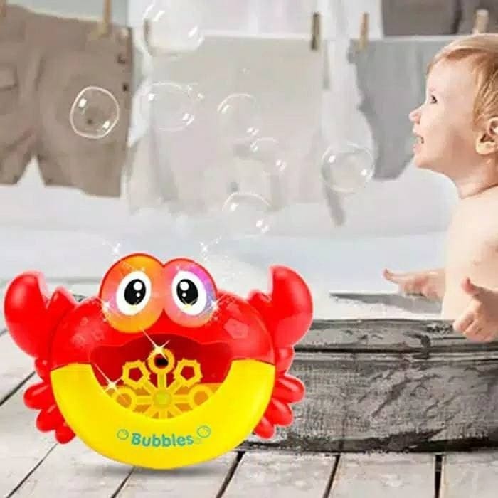 Mainan Busa Balon Teman Mandi si kecil BUBBLE CRAB BBR-1097 Gelembung Sabun Kecil - Teman Mandi Anak Krakter Lucu unik Murah