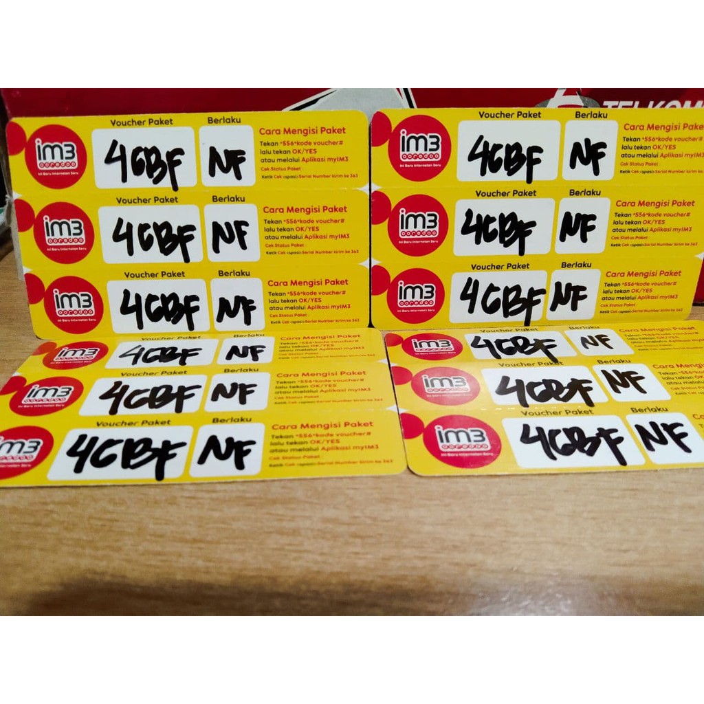 Voucher Indosat New Freedom 4GB 3OHari