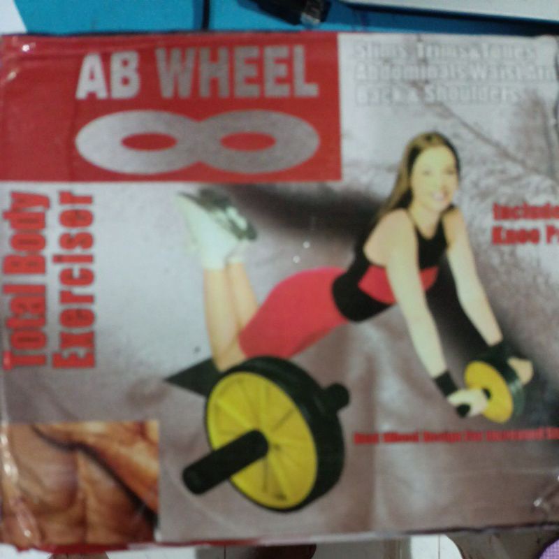 AB WHEEL ROLLER ALAT FITNESS