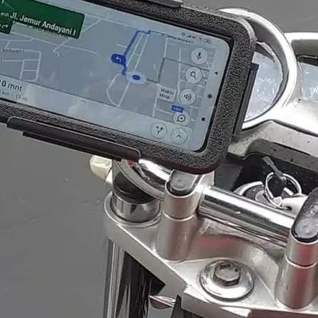 Holder HP Motor Waterproof Bracket HP GPS Handphone Anti air