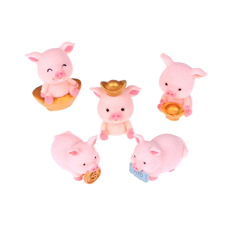 &lt; E2id &amp; &gt; Miniatur Babi Fortune Untuk Dekorasi Rumah Boneka