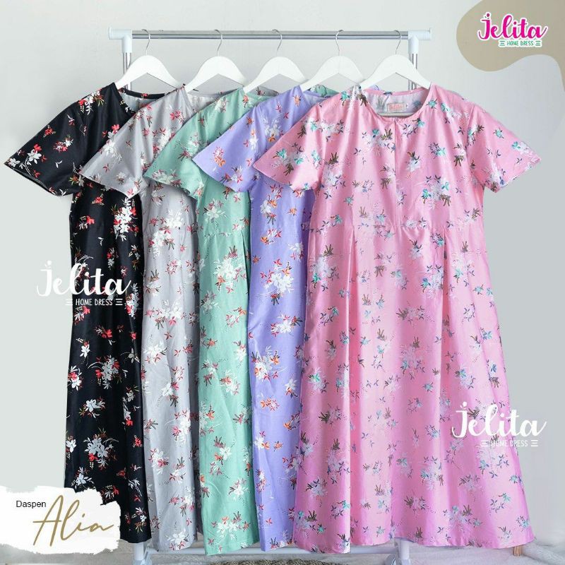 Daster / Homedress Katun Jepang Twill Alia Jumbo by Jelita Homedress
