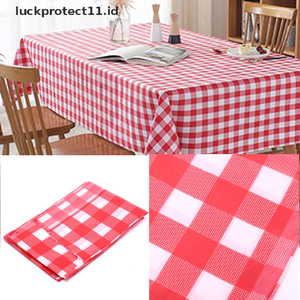 //HG&amp;ID// Disposable Thickening Red Checkered Tablecloth Party Weddings Home Decoration .