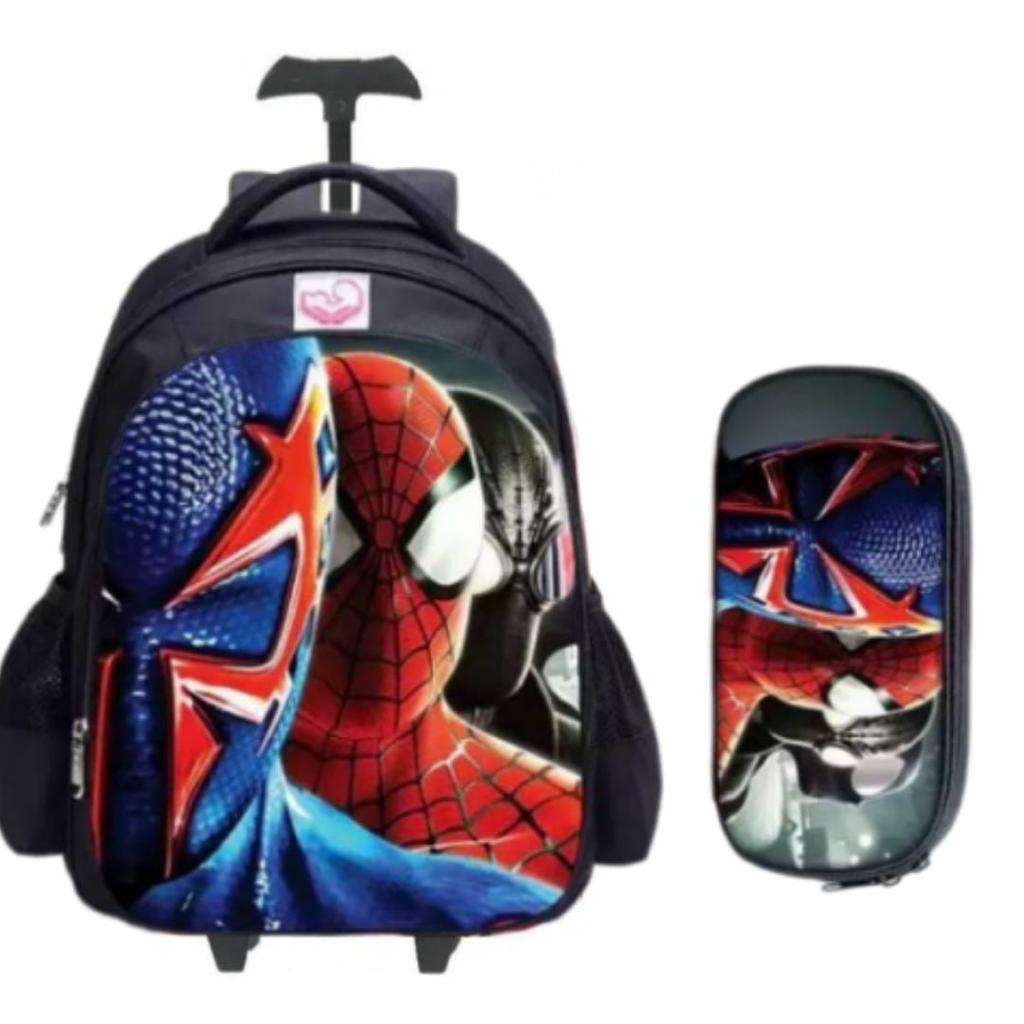 Ransel Troly Anak Baru Simpel Motif Marvel Printing SD Terbaru