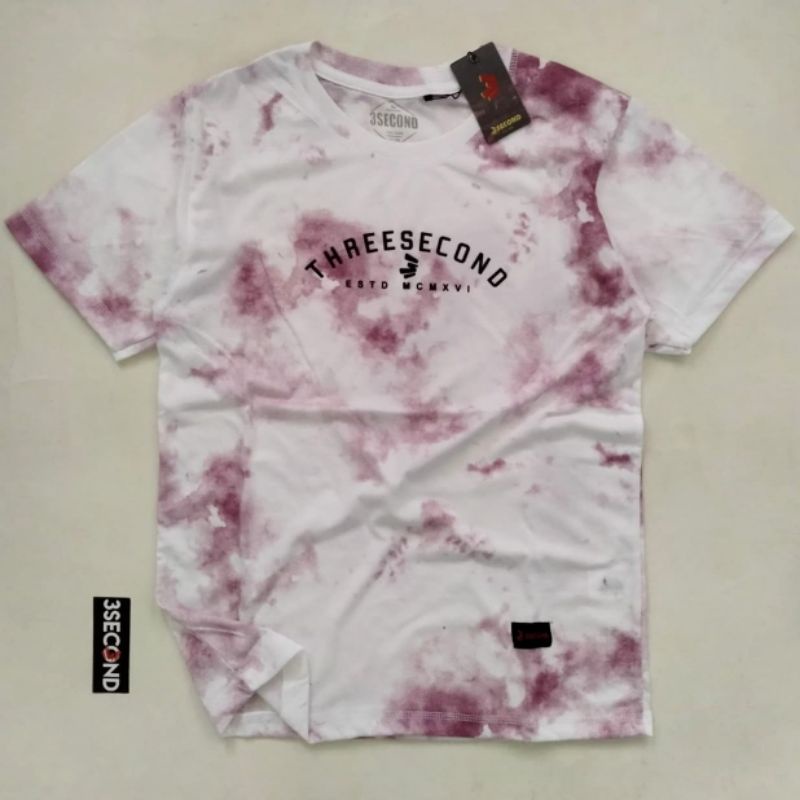 PROMO TSHIRT 3SECOND KAOS DISTRO MAN BASIC BAJU PRIA COWOK THREE SECOND MURAH