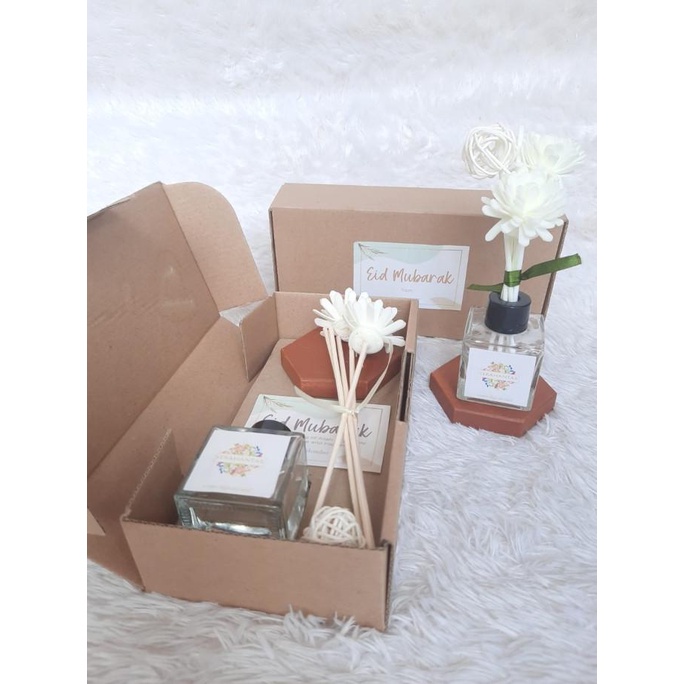 

Hampers Souvenir Parcel Lebaran Idul Fitri Ramadhan Diffuser Pengharum