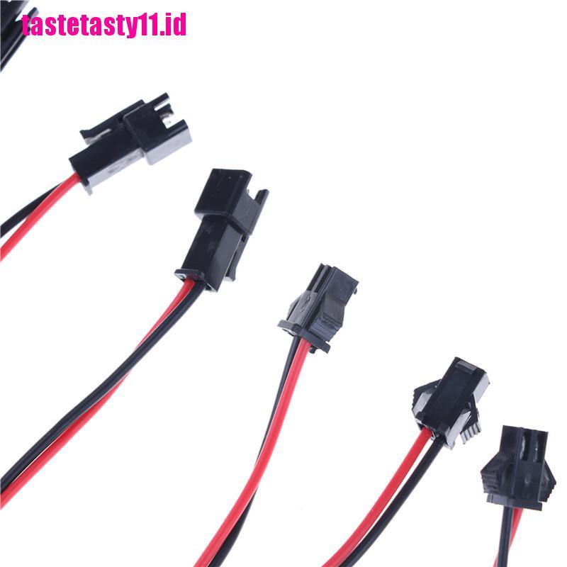 10 Pcs Konektor Adapter Baterai 2 Pin Untuk LED Strip