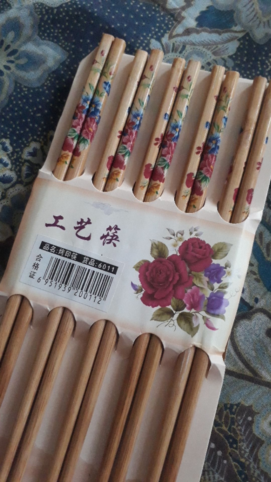 Sumpit Bambu Premium 10 Pasang / Chopstick Bulat Foodgrade Antibacterial / Sumpit Bambu Steril