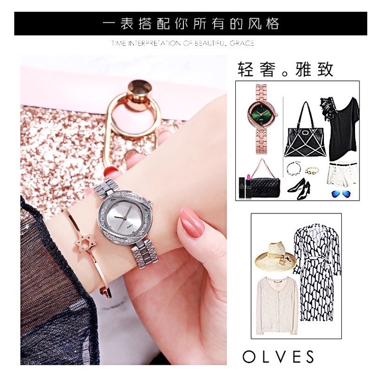 COD JAM TANGAN WANITA RANTAI MAGNET ANGSA SWAN IMPORT GROSIR PREMIUM WATCH JAM FREE BATERAI G33