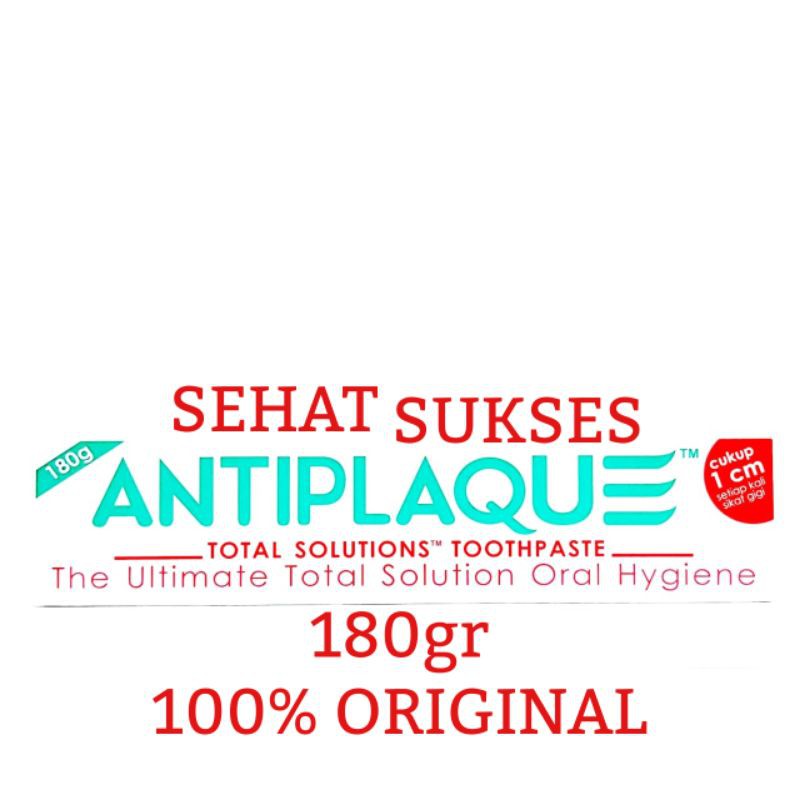 ANTIPLAQUE TOOTHPASTE (BESAR) 180GR