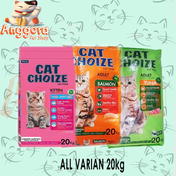 Makanan Kucing kering murah CAT CHOIZE 20kg All Varian ( GRAB GOSEND )