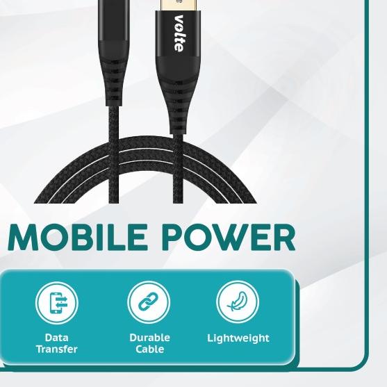 ➾ VOLTE KABO Kabel Micro USB / VOLTE KABO C Kabel Type C USB - USB-TypeC ♞