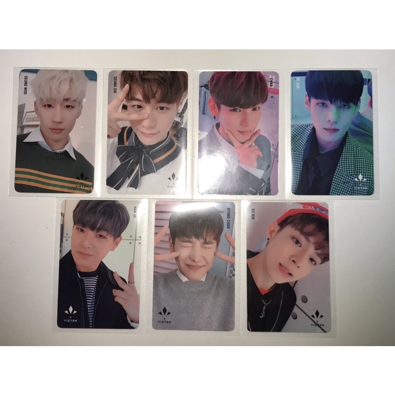 VICTON class Seungwoo Seungsik Chan Sejun Hanse Byungchan Subin Photocard Set