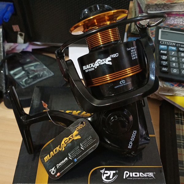 reel pioneer black cat pro 5000 reel murah pioneer