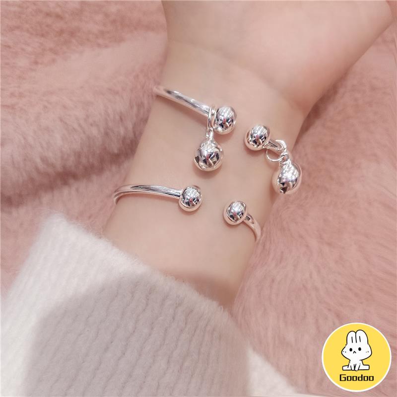 Pelajar Wanita Sederhana Pacar Pasangan Bell Gelang Hadiah Ulang Tahun Bunga Cherry Blossom -Doo