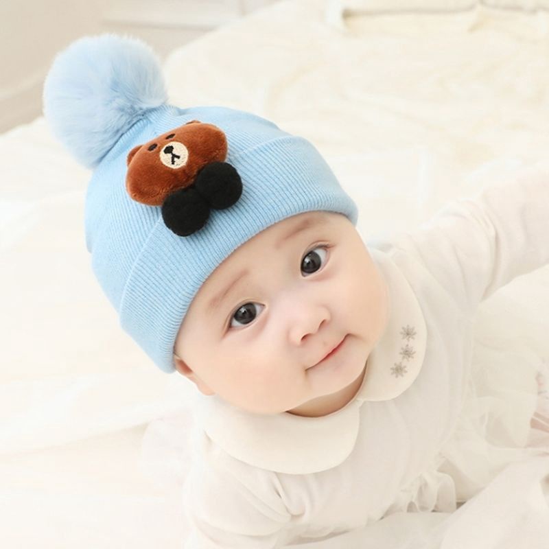 Topi Bayi BONEKA BEAR/Topi kupluk boneka(0-3tahun)