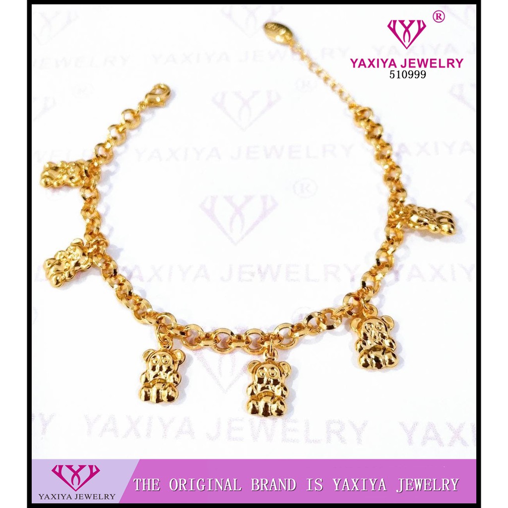 

Gelang Jurai motif bear Perhiasan imitasi Yaxiya 510999
