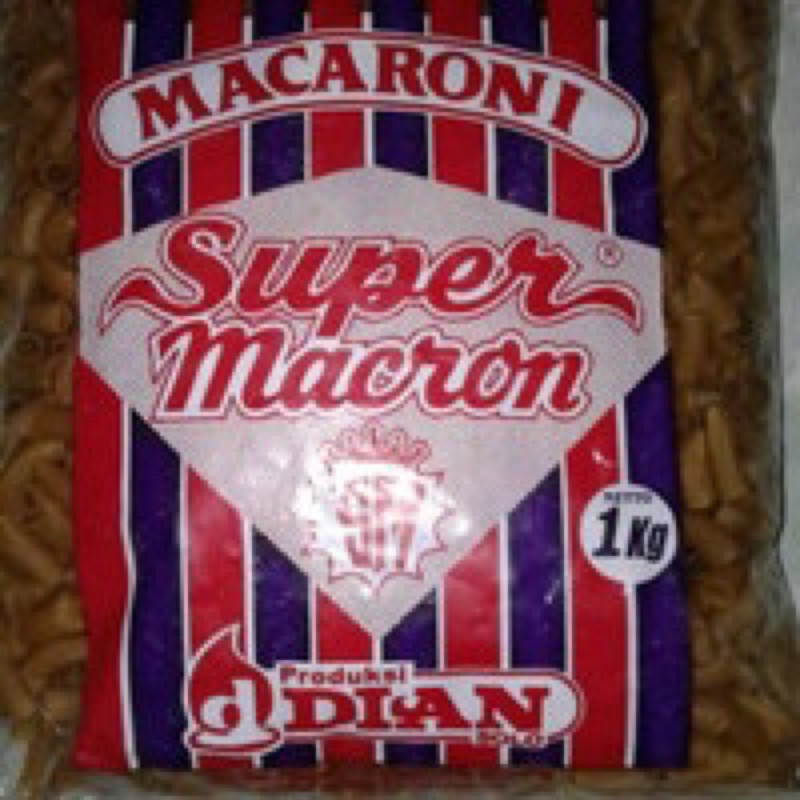 

Macaroni Super macron 1 Kg