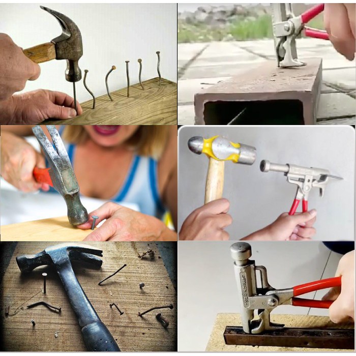 Magic Palu Martil Anti Paku Bengkok Multifungsi Serbaguna 10 in 1