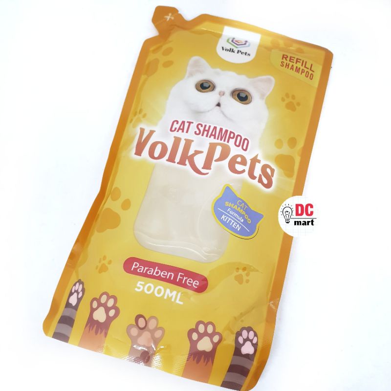 Volk Pets Cat Shampoo REFILL COLLECTION 500 mL / Shampo Kucing Kemasan Pouch refil