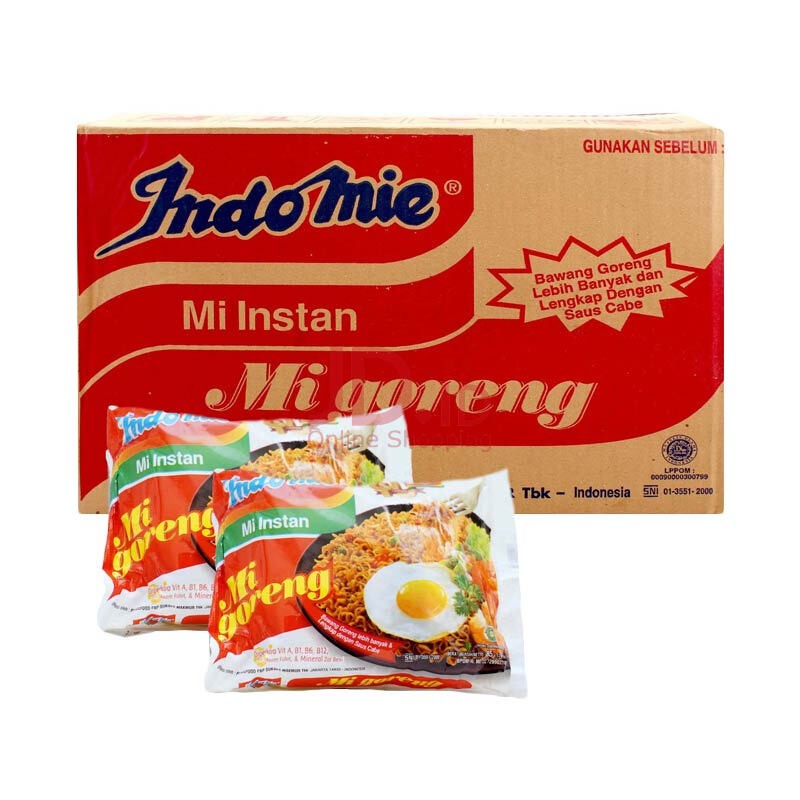 

Indomie Goreng per dus @40bks