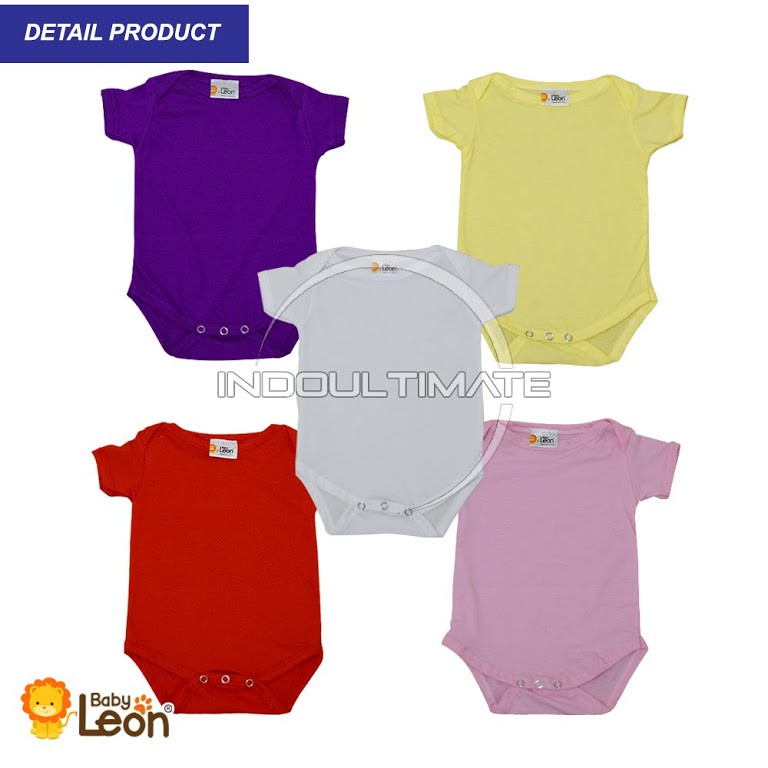 Baby Leon  Baju Bayi 100% Katun Dingin BC-01 Pakaian Kaos Jumsuit Jumper Bayi Newborn Perempuan