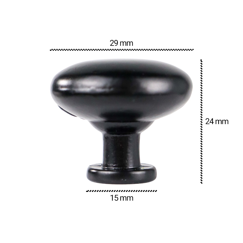 Gagang Pintu Lemari Cabinet Door Knob Handle - 8801 - Black