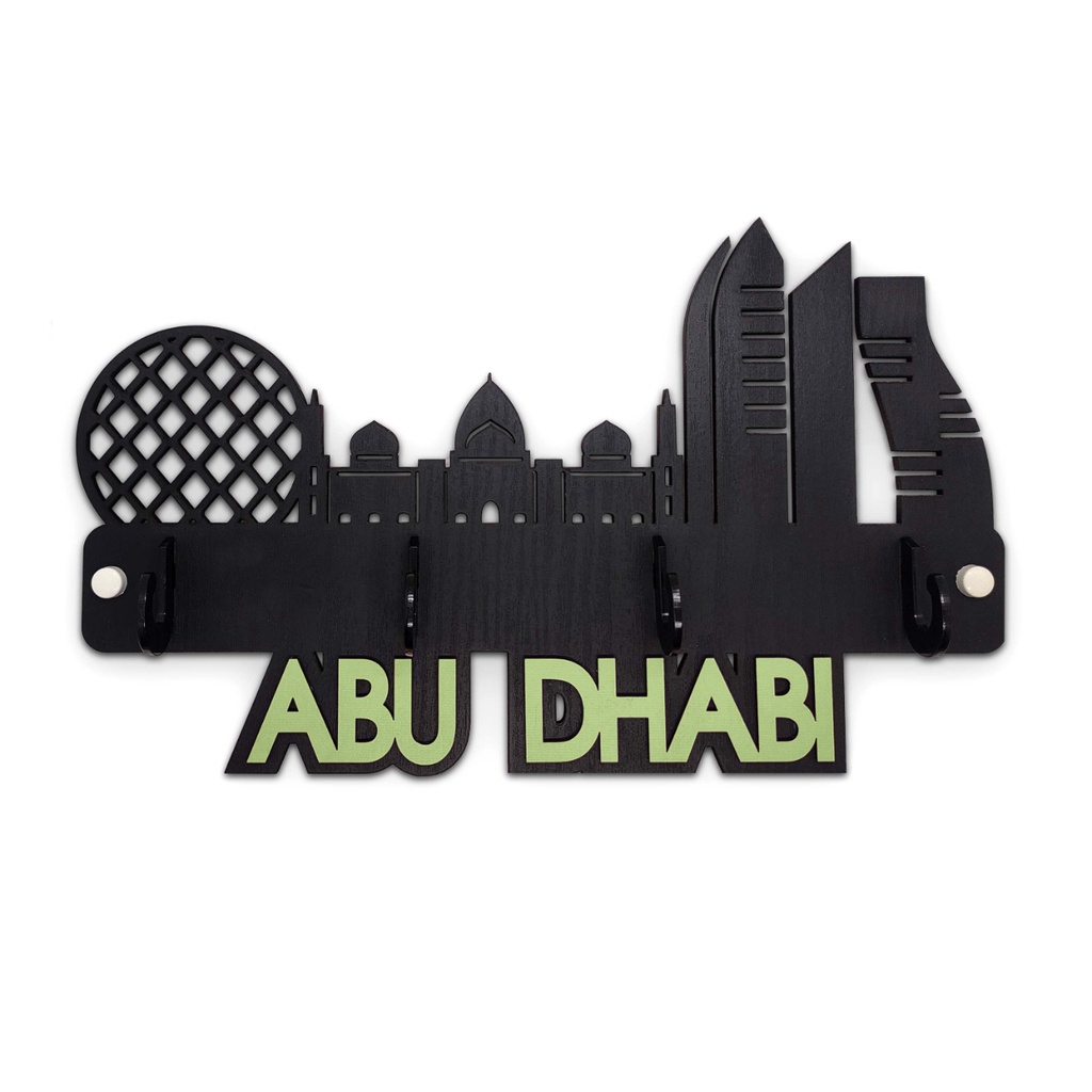 Rak Dinding ABU DHABI ( dengan 4 buah hook gantungan ) M998