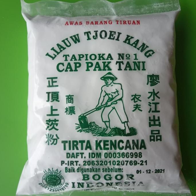 

[[COD]] Tepung Tapioka / Tepung Sagu Cap Pak Tani / Liauw Tjoei Kang 500gr BOOM SALE Kode 1096