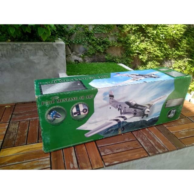 KIT RC Pesawat Model tech MT3177D P-51 Mustang 40