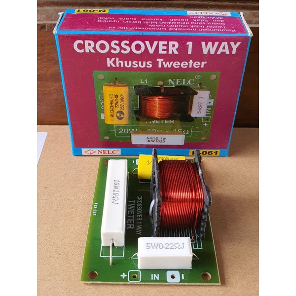 KIT CROS OVER TWEETER 1 WAY 700HZ NELC N-061 CROSSOVER TWITTER TWITER