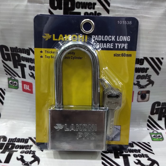 Gembok Pagar Gembok Baja Solid Lakoni 60mm Panjang Gembok Panjang 60mm