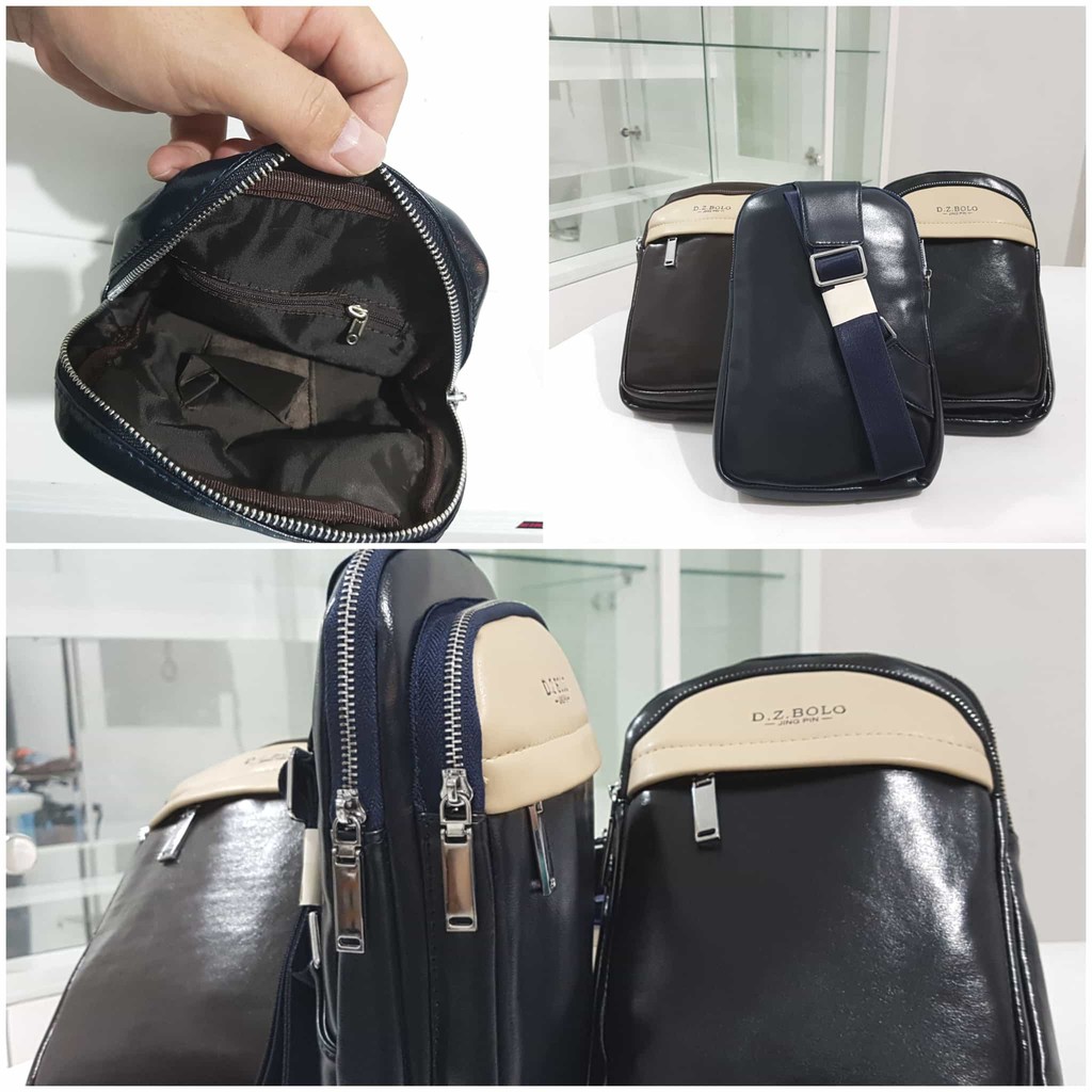 Tas Selempang Crossback PU Sling Bag A482