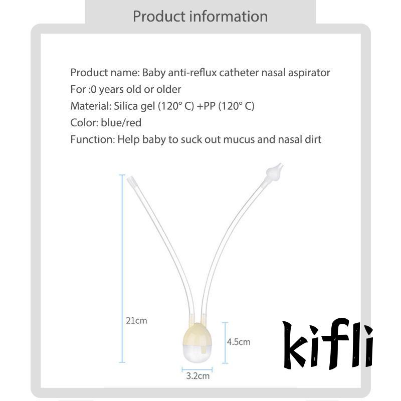 Aspirator Pembersih Hidung / Mulut Bayi Newborn Anti Refleksi