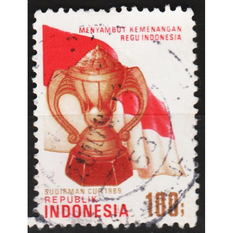 

Perangko Filateli M53 - Indonesia VFU 1v 03.07.1989 Sudirman Cup