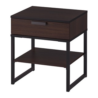 Trysil Meja Samping Meja Kecil Cokelathitam 45x40 Ikea Bedside Table Shopee Indonesia