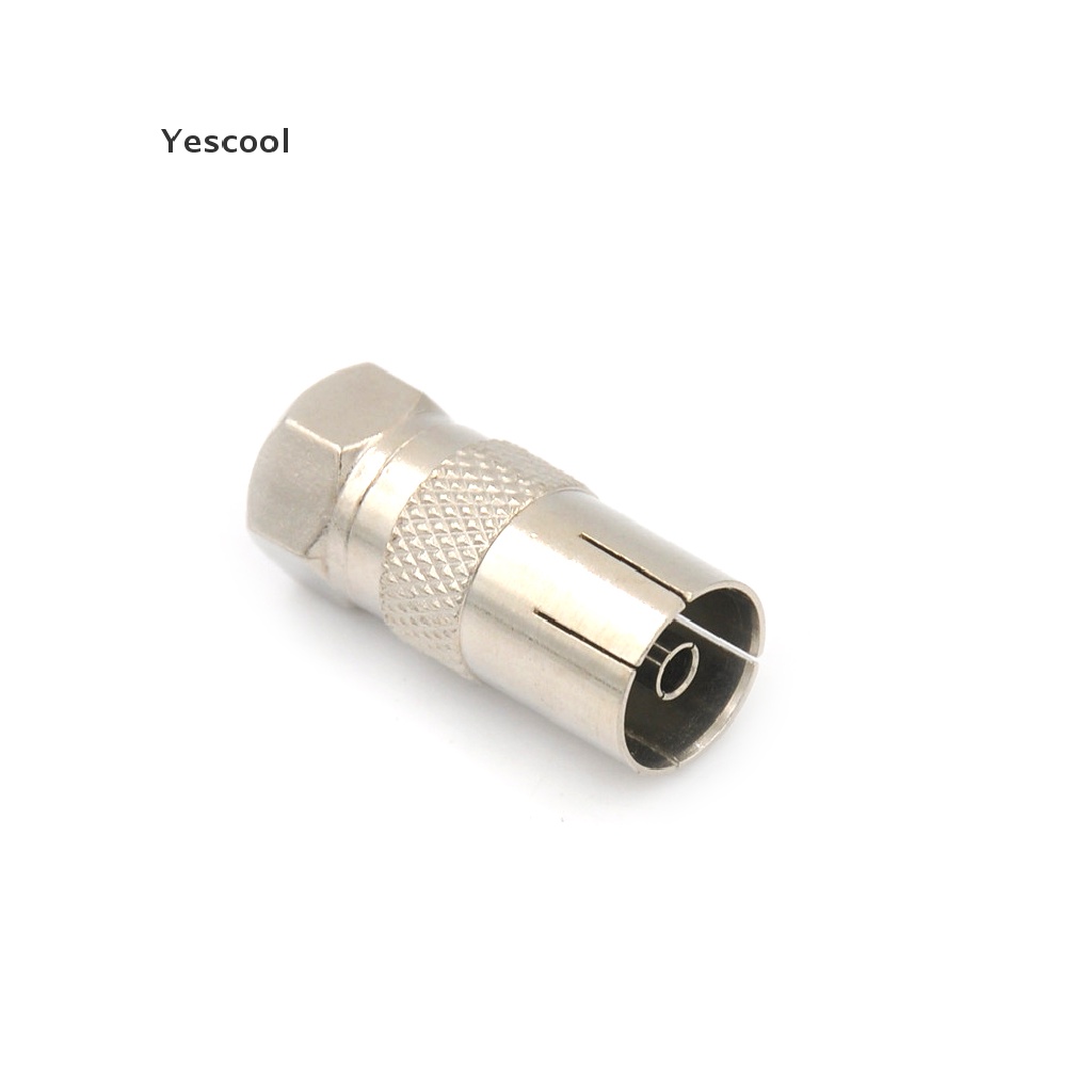 Yescool Adapter Konverter Socket RF Female Ke Tipe F Male