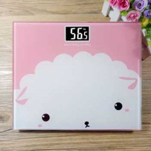 Timbangan Badan Kaca Digital - Elektronik 180kg KARTUN SCALE-A7