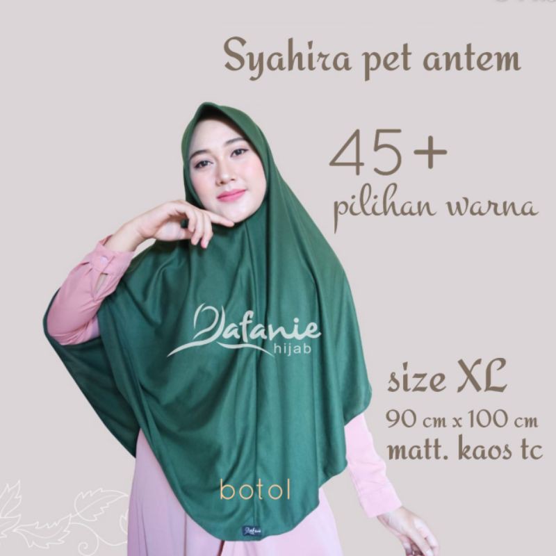 Rafanie Hijab XL pet Antem khimar instan bergo kaos tc termurah